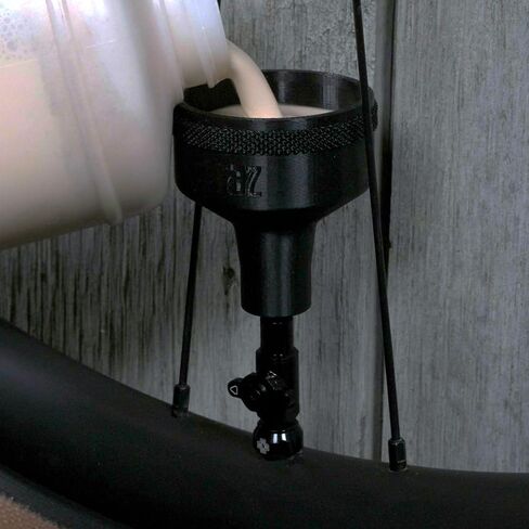Tubeless Tire Sealant Funnel for Schrader Valves USA Made | A Mess-Free, Easy to Use Bicycle Tool, with 30ml Capacity and Durable Metal Threads. in Kuwait