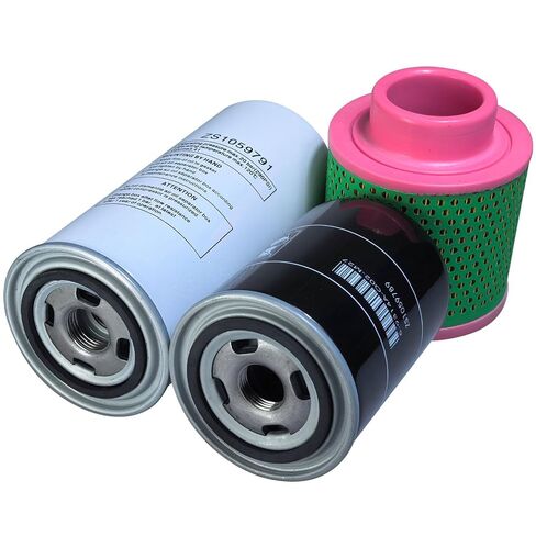 Filter Maintenance Kit ZS1059791 Oil Separator ZS1059789 Oil Filter ZS1060578 Air Filter, Compatible with Air Compressor Maintenance in Kuwait