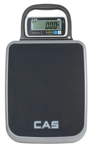 مقياس المقعد المحمول CAS PB-150 - سعة 150 رطل معتمد من NTEP - مقياس الشحن للحزم والزراعة والانتقاء - مع شاشة قابلة للفصل، تتبع تلقائي صفر، إيقاف تشغيل تلقائي، بطاريات قابلة لإعادة الشحن in Kuwait