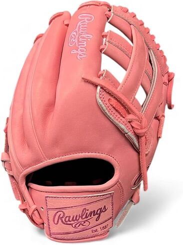 Rawlings Heart of the Hide Mother’s Day Pink Baseball Glove – 11.75", 12.25", 1B Mitt, Catcher’s Mitt – RHT & LHT – Premium HOH Pro Leather Limited Edition in Kuwait