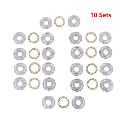 10Sets F8-22M Thrust Bearing 7 F8 22m Inner Diameter 8mm Plane Planar Ball Bearings in Kuwait