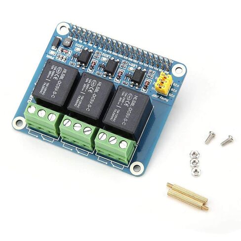 YWBL-WH 3 Channel Relay Expansion Board, Optocoupler Isolation, ≤5A 250V AC Control Module for AB2B/3B Users in Kuwait