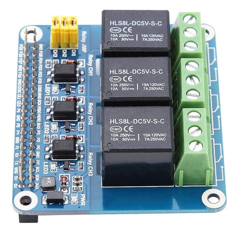 YWBL-WH 3 Channel Relay Expansion Board, Optocoupler Isolation, ≤5A 250V AC Control Module for AB2B/3B Users in Kuwait