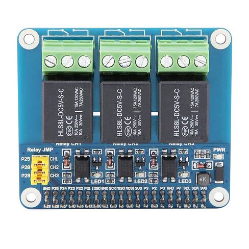 YWBL-WH 3 Channel Relay Expansion Board, Optocoupler Isolation, ≤5A 250V AC Control Module for AB2B/3B Users in Kuwait