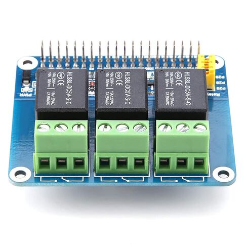 YWBL-WH 3 Channel Relay Expansion Board, Optocoupler Isolation, ≤5A 250V AC Control Module for AB2B/3B Users in Kuwait
