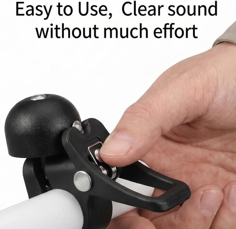Bike Bells for Adults Bike Bell Loud Sound, Bicycle Bells for Handlebars, Waterproof Holder Fits 0.82''-0.9'' in Kuwait