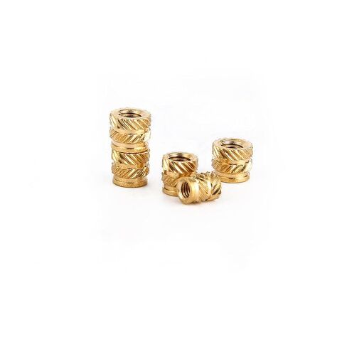Thread Knurled Brass Nuts, Thumb 50PCS Heat Set Insert Nut Female Inserts Embed Parts(M3 x D5.0 x L8.0) in Kuwait