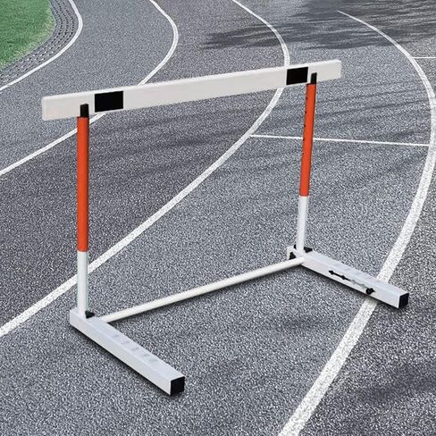 Portable Practice Hurdles Track and Field, Metal 30-42in Tall Adjustable Speed Agility Hurdles, Adult Athletes Obstacle Hurdles Training Equipment in Kuwait