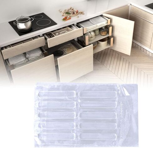 Omabeta Cabinet Door Bumper Adhesive Soft Stop 40Pcs for Various Uses Transparent PU in Kuwait