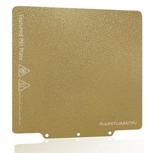 Ad5x/Ad5m Build Plate with Handle Double Sided Textured Surface PEI and Smooth PEI Sheet for Adventurer 5M 235x235mm, 3D Printer Flexible Removable Spring Steel Plate Heated Bed Platform Mat in Kuwait
