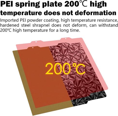 A1 Mini Build Plate PEI PEO for Bambu Lab A1 Mini 183.5x183.5mm, 3D Printer Double Sided Smooth Platform Textured Surface Sheet Platform Flexible Removable Heated Bed 3D Printing Platform Mat in Kuwait