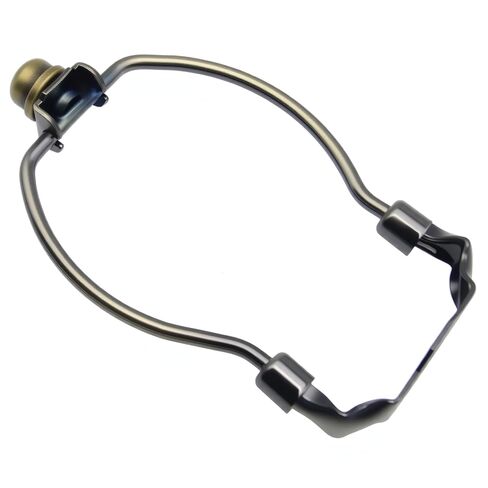 1 PCS Lamp Harp Holder 5 Inch Heavy Duty Lampshade Bracket with Light Base and Solid Lamp Finial for Table Light (Bronze) in Kuwait