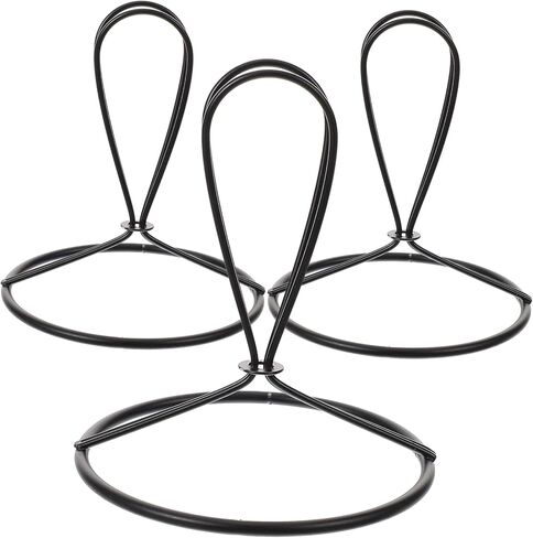 Yardwe 3pcs Clip-On Metal Lamp Shade Adapter for DIY Light Fixtures Compatible Candle Holders and Pendant Lights Sturdy Iron Construction Easy Installation in Kuwait