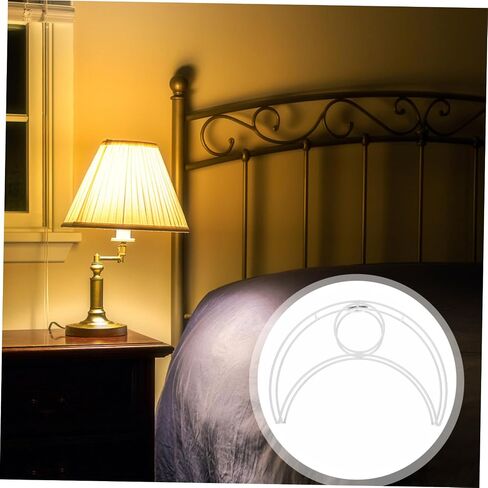MAGICLULU Moon Shape Lampshade Frame Wire Replacement for Desk Lamps Table Lamp Shade Bracket Diy Metal Lamp Cage 8.89X6.49X1.96 Inch in Kuwait