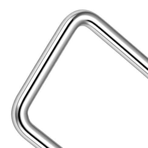 SOUJAP 12 PCS M8 Square U Bolts, M8 x 50mm x 100mm Stainless Steel U Clamp with Nuts, Bolt Plate and Washers for Industrial, Boat Trailer in Kuwait