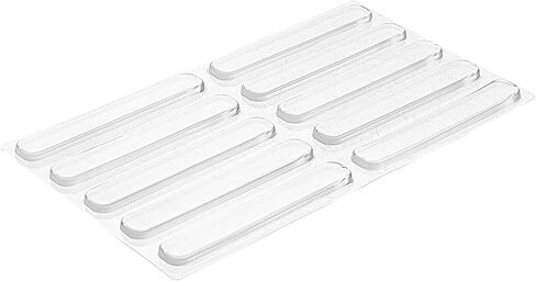 SEWACC Silicone Door Knob Wall Protector Pads 2 Sheets 6.3×1×0.3cm Reusable Adhesive Bumper Guards for Cabinet Doors and Glass Surfaces Home Office Wall Shield in Kuwait