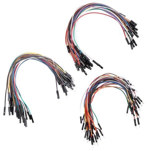 30pcs Jumper Wires 2.54mm Pitch Male to Female Connector Cable for Breadboard PCB DIY Electronic Projects(3) in Kuwait
