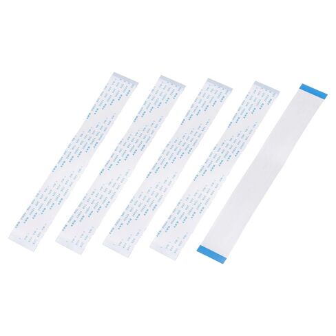 MECCANIXITY 5Pcs Flat Flexible Cable Ribbon Thin FFC Wire, 4 Pin 0.5mm Pitch 150mm Long (A Type) for LCD 3D Printer Camera Laptop Audio in Kuwait