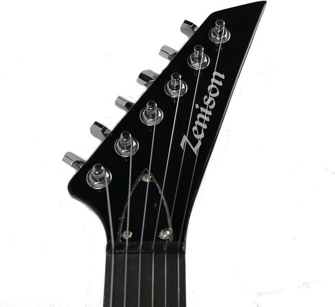 ELECTRIC GUITAR Black 6 String Right Handed Hard Rock Heavy Metal Style in Saudi Arabia