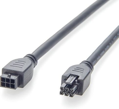 Micro-Fit 3.0 6Pin Male Plug to Female Receptacle Cable Dual Row 6 Circuits Power and Signal Assembly Compatible with 430200601 to 430250600 (1PC, 2M/6.6FT) in Kuwait