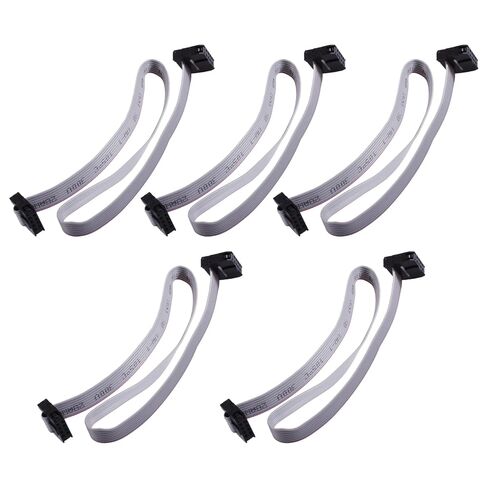 5 Pcs IDC 20 Pin Connector Flat Ribbon Cable,Length 30cm 2mm Pitch,Female to Female Wires IDC Ribbon Cable in Kuwait