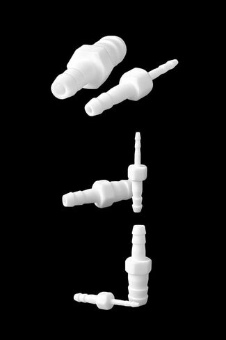 1 قطعة موصل تقليل PTFE PEFT-تركيبات شائكة ذات قطر متغير لختم آمن (12 مللي متر-12 مللي متر ضياء متساوي) in Kuwait
