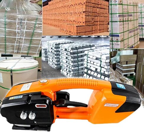 Electric Welding Strapping Machine,for PP&PET 13~16mm Strap Heavy Duty Pallet Packaging Strapping Tool Tensioner Sealer & Cutter Buckle Free Banding Baler in Saudi Arabia