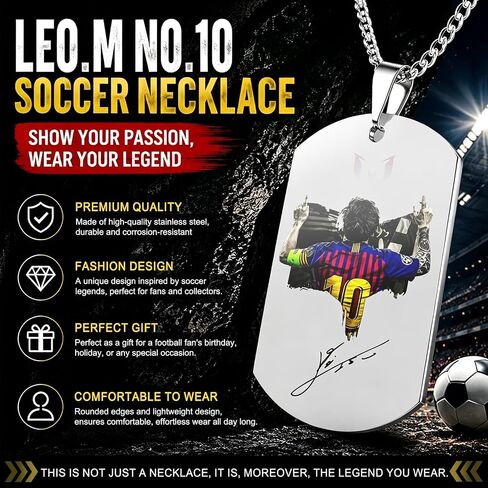 6 قطع من كأس العالم Leo.M رقم 10، مجموعة أساور رياضية لكرة القدم، رقم 10 من السيليكون والتيتانيوم الصلب سوار معصم قابل للتعديل، رقم 10 صندوق تخزين توقيع نجم كرة القدم مع بطاقة، هدايا لمحبي كرة القدم in Kuwait