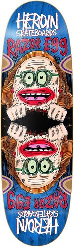 Heroin Skateboard Deck Auntie Razoregg (Assorted) Assorted 9.75" x 32.68" with Grip in Kuwait