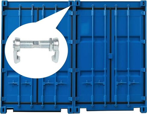 Shipping Container Connectors，280 mm Galvanized Screw Clamp by Container Nut/Rail Shipping Container Accessories Wheels Kit/to Connect Shipping Containers Together(4 Pack) in Kuwait
