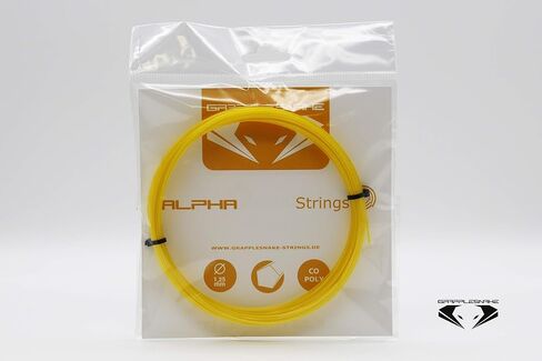 Grapplesnake Alpha 1.25mm Tennis String, Yellow in Kuwait