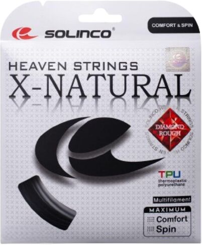Solinco X-Natural Tennis String Black- Unrivaled Feel & Control in Kuwait