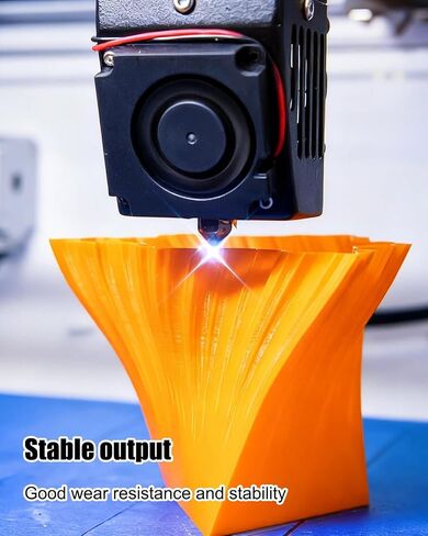 0.4MM Ceramic Hotend Extruder Kit with Brass-Hardened Steel Nozzle Heating Element Extruder Hot End Replacement Print Head Compatible with Elegoo Centauri Carbon Centauri 3D Printer in Kuwait