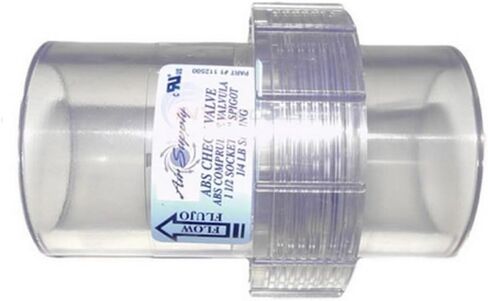 Air Supply 112500 1.5 "ID 2" OD 2 "صمام فحص نابض واضح للمنفاخ in Kuwait