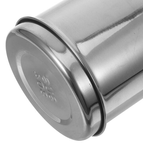 Didiseaon 304 Stainless Steel Ointment Jar 9cm with Lid, Anti-Iodine Unguent Container for Dressing Storage, Cotton Balls Holder for Professional Healthcare Use in Kuwait