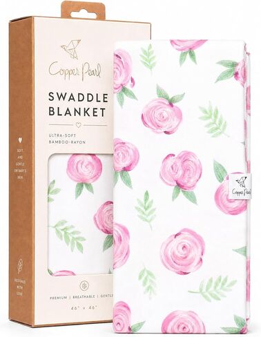 Copper Pearl Large Premium Knit Baby Swaddle Receiving Blanket June in Kuwait