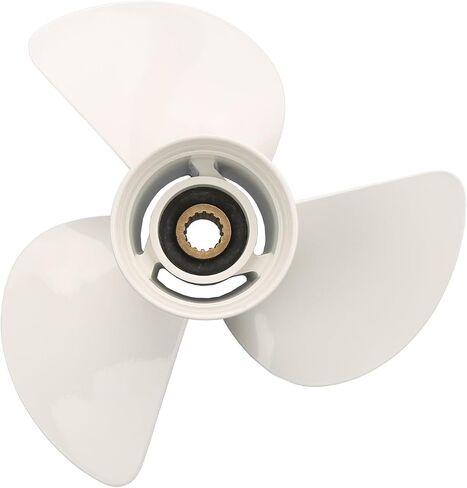 Outboard Boat Propeller Compatible with Yamaha Outboard 60-130 HP Aluminum Prop 14x11-K Replace 6E5-45954-00-00 in Kuwait