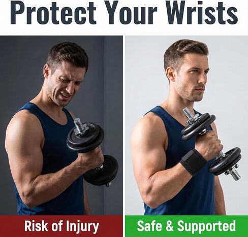 2 Pack Wrist Brace, Wrist Wraps for Carpal Tunnel for Women and Men. Wrist Straps for Weightlifting, Working Out and Pain Relief. Flexible, Highly Elastic, Adjustable, Comfortable in Kuwait