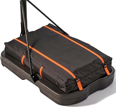 Basketball Hoop Sandbag, Heavy-Duty Weighted Base Anchor for Portable Hoops | 600D Oxford Fabric, Wide Rear Zipper, Easy Fill, Clean Setup, Storage Bag, Driveway & Backyard Use, Works with Fill Bags in Kuwait