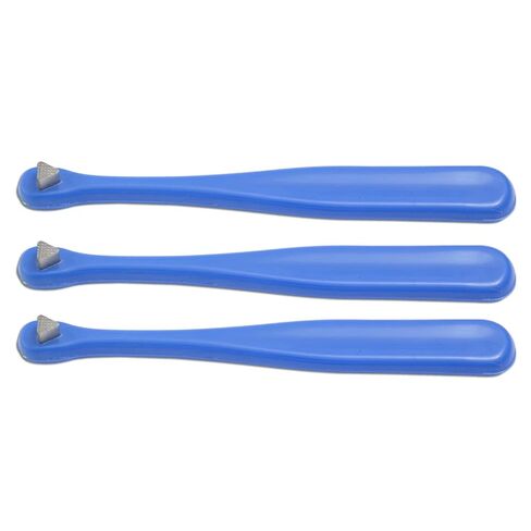 Molar Band Seater Blue Set of 3 with Serrated tip Bite Sticks in Kuwait