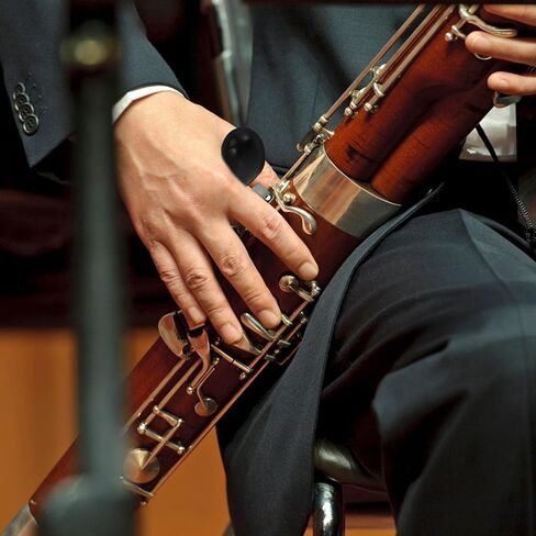 YARNOW Detachable Bassoon Thumb Rest Abs Hand Mount with Silver Plated Base, Black Bassoon Wrist Support Pad for Woodwind Instrument Accessories in Kuwait