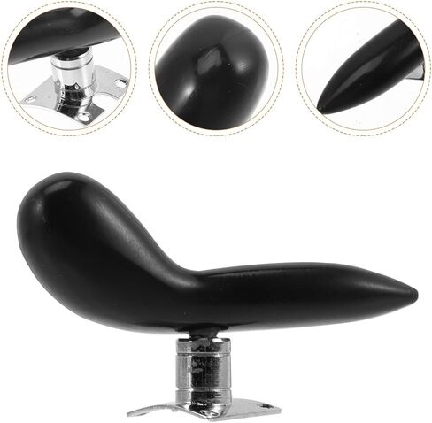 ULTECHNOVO Bassoon Thumb Rest Abs Silver-plated Detachable Hand Support Base Black Wrist Finger Holder Practical Bassoon Hand Rest for Woodwind Instrument Accessories in Kuwait