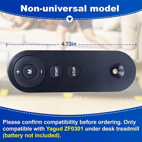 ZF0301 Replacement Walking Pad Remote Control ，Compatible with Yagud Walking Pad ，Under Desk Treadmill in Kuwait