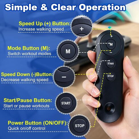 ZF0301 Replacement Walking Pad Remote Control ，Compatible with Yagud Walking Pad ，Under Desk Treadmill in Kuwait