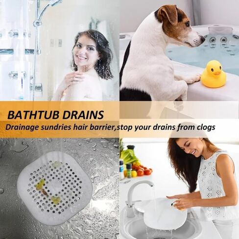 3PCS Gray Silicone,Drain Hair Catcher, Perforated Design, Kitchen and Bathroom Sink Strainer in Kuwait