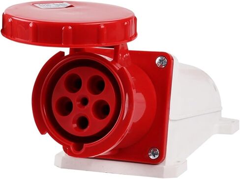 الصناعية المكشوفة ثلاث مراحل أربع أسلاك المقبس 5 حفرة 63A الطيران التوصيل للماء IP44 ZQ-135 in Kuwait