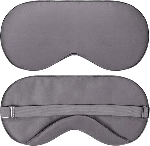100% Tencel Eye Mask - Sleeping Mask, Sleep Eye Mask Men, Light Blocking Sleep Masks for Women, Sleep+mask Eye Shade Cover for Travel, Night Eye Masks Sleep Blindfold Eye Pillow Blackout Black Eyemask in Kuwait