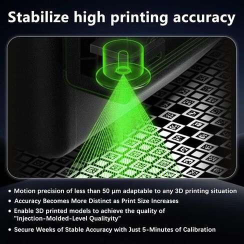 Original Bamboo X2D Vision Encoder for Bambu Lab X2D Build Plate 3D Printer Below 50μm Motion Accuracy for Bambu Lab Vision Encoder Injection-Molded-Level Quality Bambu X2D 3D Pinter Accessories in Kuwait