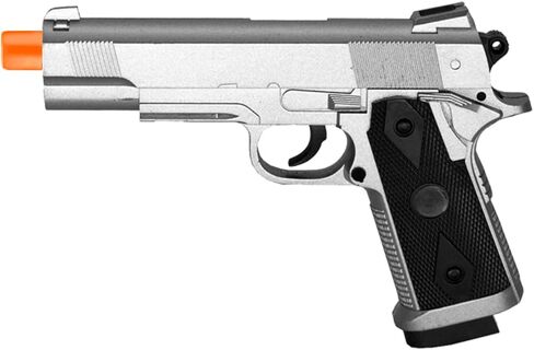 CYMA 1911 Tactical Chrome Metal Spring Pistol (Silver) in Kuwait