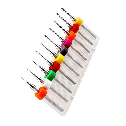 Garosa 0.3-1.2mm Carbide Micro Drill Bits, Tungsten Drill for PCB Kit, Ideal for Precision Routing and Engraving Applications in Kuwait
